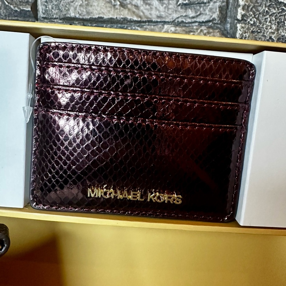 NWT Michael Kors Crossbody & Card Holder Gift Box $548 retail - Picture 4 of 14